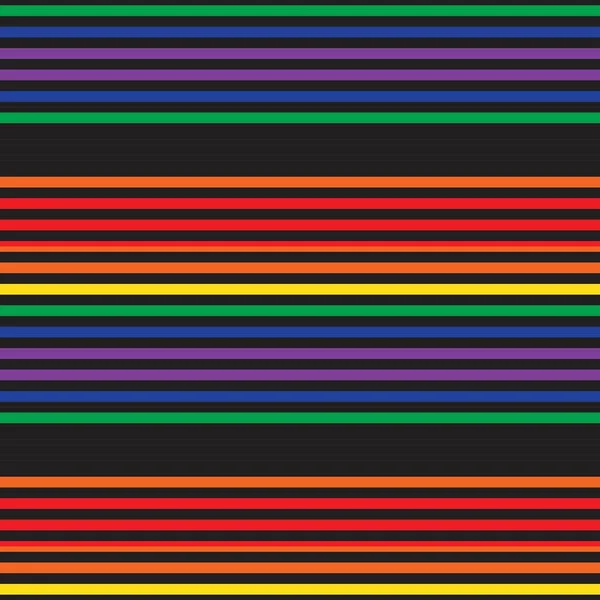 Rainbow Horizontal Rayas Sin Costuras Patrón Fondo Adecuado Para Textiles — Vector de stock