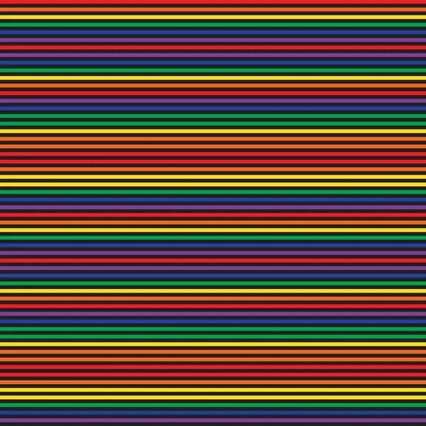 Rainbow Horizontal Rayas Sin Costuras Patrón Fondo Adecuado Para Textiles — Archivo Imágenes Vectoriales