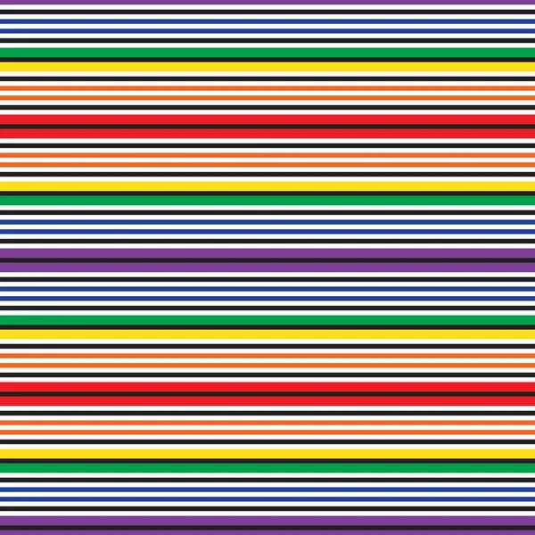 Rainbow Horizontal Rayé Fond Motif Sans Couture Adapté Pour Les — Image vectorielle