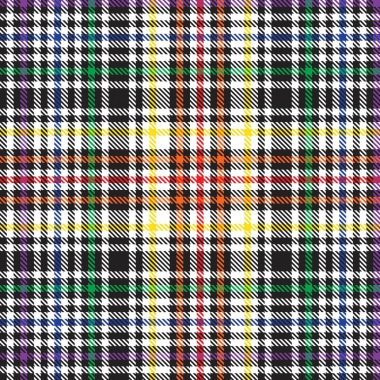 Gökkuşağı Glen Ekose desenli moda tekstil ve grafikleri için uygun kusursuz desen
