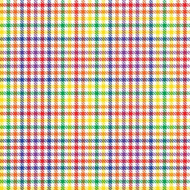 Gökkuşağı Glen Ekose desenli moda tekstil ve grafikleri için uygun kusursuz desen