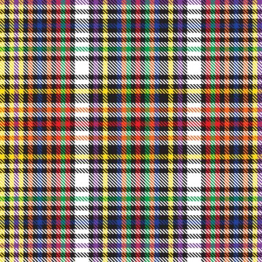 Gökkuşağı Glen Ekose desenli moda tekstil ve grafikleri için uygun kusursuz desen