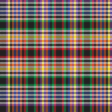 Gökkuşağı Glen Ekose desenli moda tekstil ve grafikleri için uygun kusursuz desen