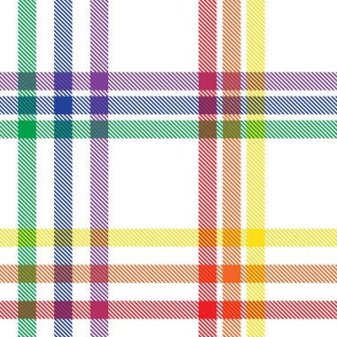 Gökkuşağı Glen Ekose desenli moda tekstil ve grafikleri için uygun kusursuz desen