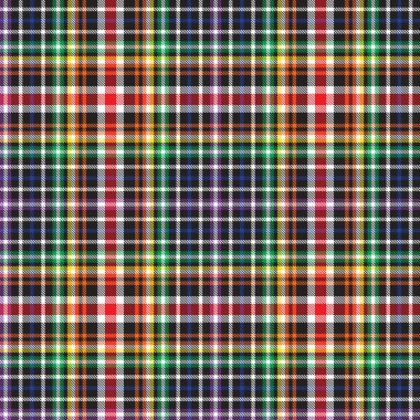Gökkuşağı Glen Ekose desenli moda tekstil ve grafikleri için uygun kusursuz desen