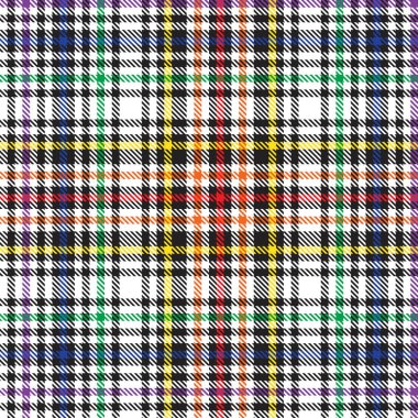 Gökkuşağı Glen Ekose desenli moda tekstil ve grafikleri için uygun kusursuz desen