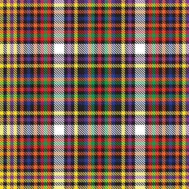 Gökkuşağı Glen Ekose desenli moda tekstil ve grafikleri için uygun kusursuz desen