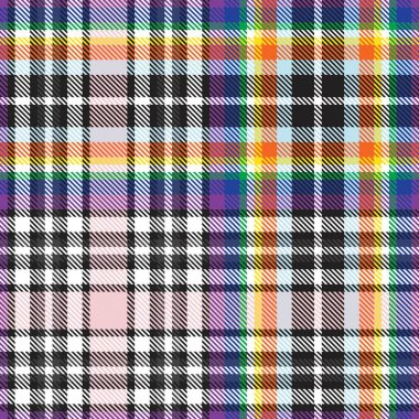 Gökkuşağı Glen Ekose desenli moda tekstil ve grafikleri için uygun kusursuz desen