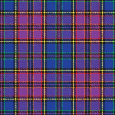 Gökkuşağı Glen Ekose desenli moda tekstil ve grafikleri için uygun kusursuz desen