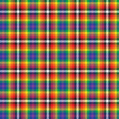 Gökkuşağı Glen Ekose desenli moda tekstil ve grafikleri için uygun kusursuz desen