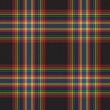 Gökkuşağı Glen Ekose desenli moda tekstil ve grafikleri için uygun kusursuz desen