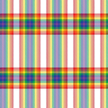Gökkuşağı Glen Ekose desenli moda tekstil ve grafikleri için uygun kusursuz desen