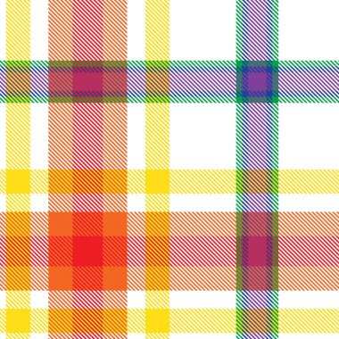 Gökkuşağı Glen Ekose desenli moda tekstil ve grafikleri için uygun kusursuz desen