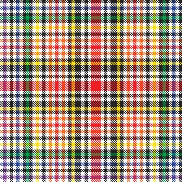 Gökkuşağı Glen Ekose desenli moda tekstil ve grafikleri için uygun kusursuz desen