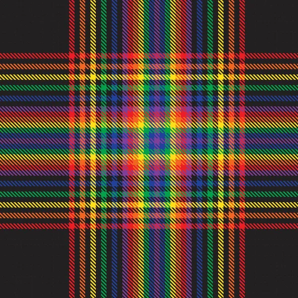 Gökkuşağı Glen Ekose desenli moda tekstil ve grafikleri için uygun kusursuz desen