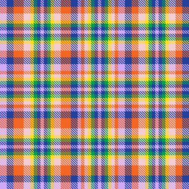 Gökkuşağı Glen Ekose desenli moda tekstil ve grafikleri için uygun kusursuz desen
