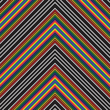 Gökkuşağı sembolü köşegen çizgili desensiz arka plan moda tekstil ve grafikleri için uygun