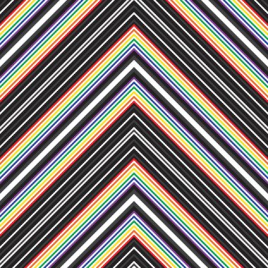 Gökkuşağı sembolü köşegen çizgili desensiz arka plan moda tekstil ve grafikleri için uygun
