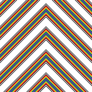 Gökkuşağı sembolü köşegen çizgili desensiz arka plan moda tekstil ve grafikleri için uygun