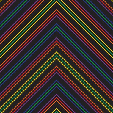 Gökkuşağı sembolü köşegen çizgili desensiz arka plan moda tekstil ve grafikleri için uygun