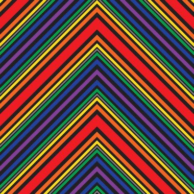 Gökkuşağı sembolü köşegen çizgili desensiz arka plan moda tekstil ve grafikleri için uygun