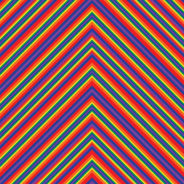 Gökkuşağı sembolü köşegen çizgili desensiz arka plan moda tekstil ve grafikleri için uygun