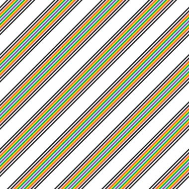 Gökkuşağı köşegen çizgili desensiz arka plan moda tekstil ve grafikleri için uygundur