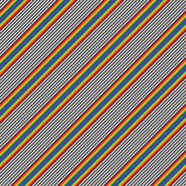 Gökkuşağı köşegen çizgili desensiz arka plan moda tekstil ve grafikleri için uygundur