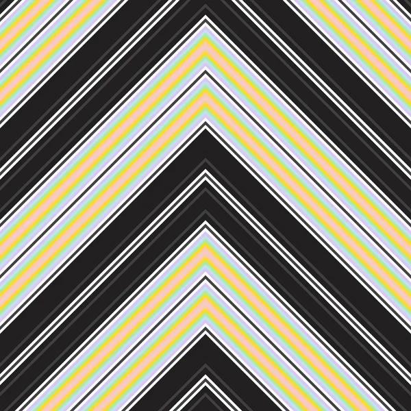 Rainbow Chevron Diagonal Striped Seamless Pattern Background Suitable Fashion Textiles — Stock Vector