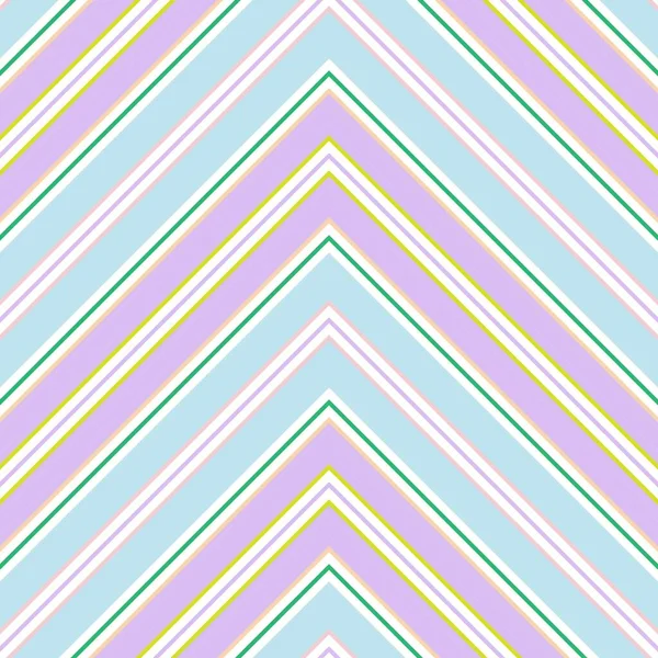 Rainbow Chevron Diagonal Listrado Sem Costura Fundo Padrão Adequado Para — Vetor de Stock