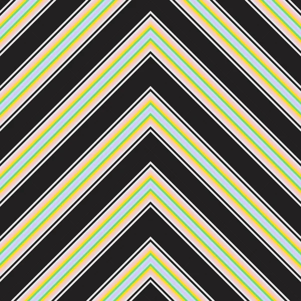 Rainbow Chevron Diagonal Striped Seamless Pattern Background Suitable Fashion Textiles — Stock Vector