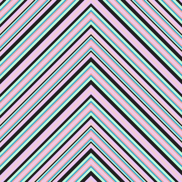 Rainbow Chevron Diagonal Striped Seamless Pattern Background Suitable Fashion Textiles — Stock Vector