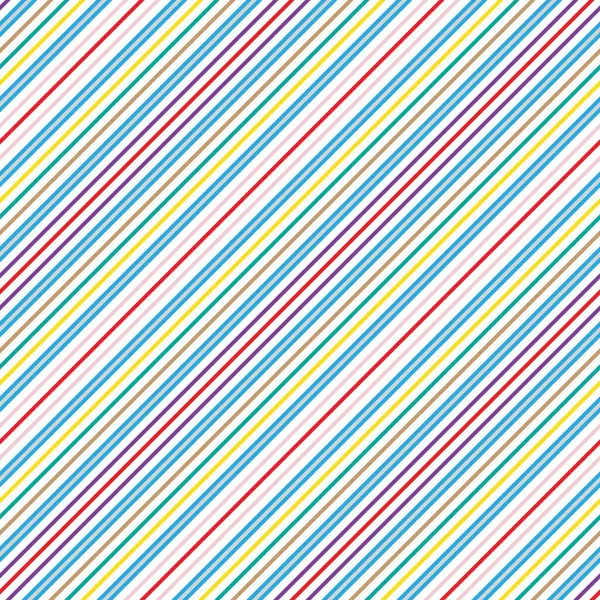 Rainbow Diagonaal Gestreepte Naadloze Patroon Achtergrond Geschikt Voor Mode Textiel — Stockvector