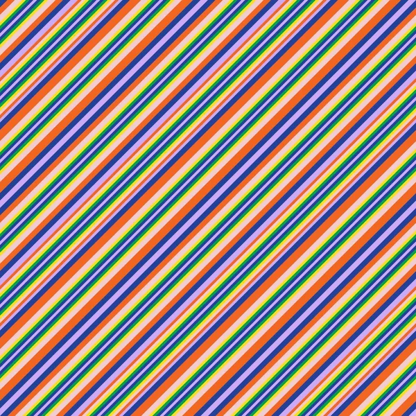 Rainbow Diagonale Rayé Fond Motif Sans Couture Adapté Pour Les — Image vectorielle