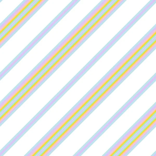 Rainbow Diagonale Rayé Fond Motif Sans Couture Adapté Pour Les — Image vectorielle