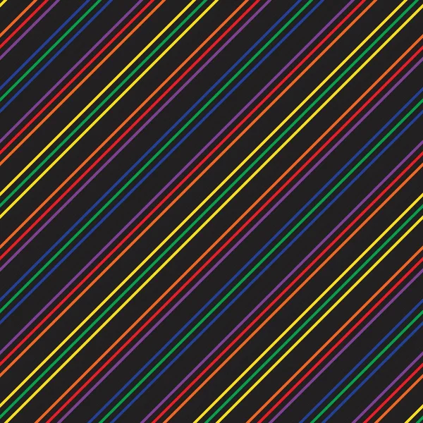 Rainbow Diagonale Rayé Fond Motif Sans Couture Adapté Pour Les — Image vectorielle