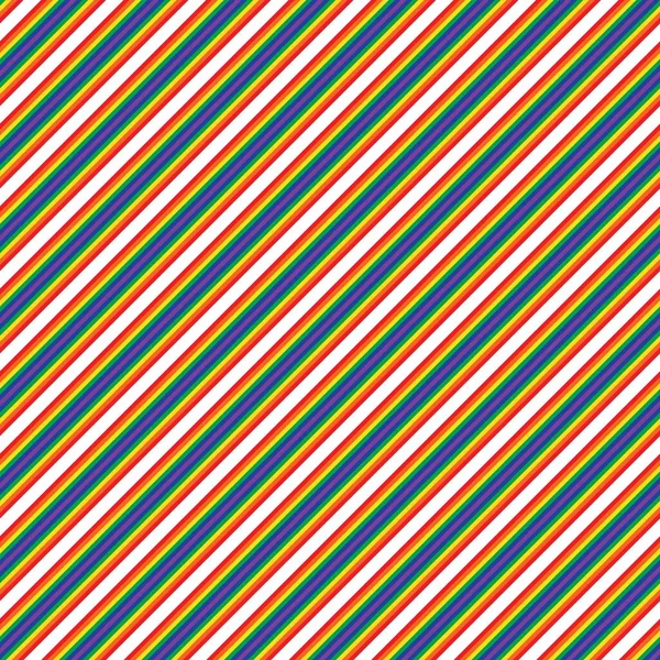 Rainbow Diagonale Rayé Fond Motif Sans Couture Adapté Pour Les — Image vectorielle