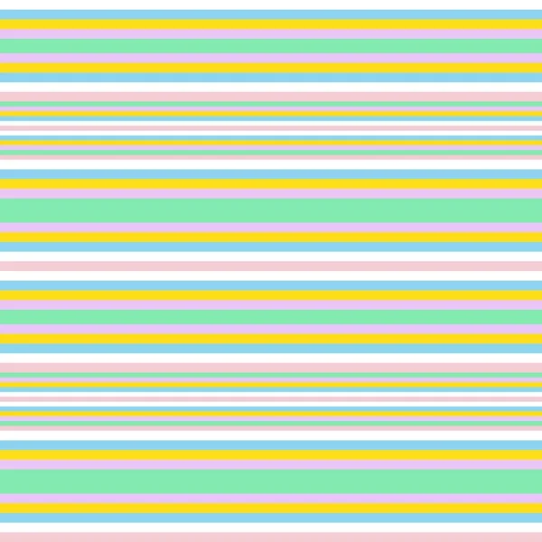 Rainbow Horizontal Striped Seamless Pattern Background Suitable Fashion Textiles Graphics — Stock Vector