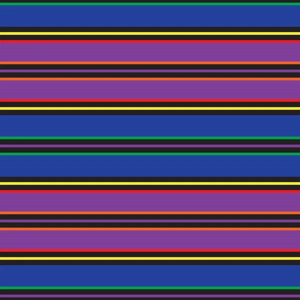 Rainbow Horizontal Rayas Sin Costuras Patrón Fondo Adecuado Para Textiles — Vector de stock