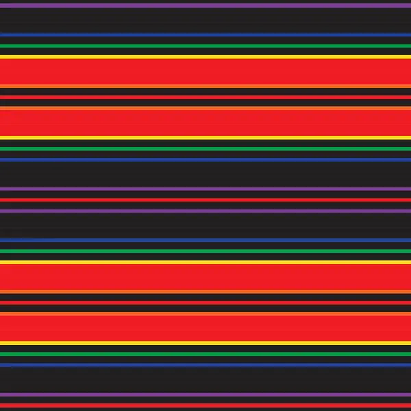 Rainbow Horizontal Rayé Fond Motif Sans Couture Adapté Pour Les — Image vectorielle