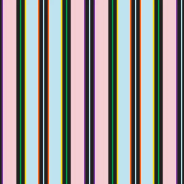 Fondo Patrón Inconsútil Rayado Vertical Del Arco Iris Adecuado Para — Vector de stock