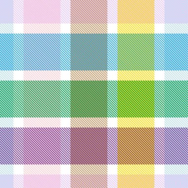 Gökkuşağı Tartan Glen Ekoseli Moda tekstil ve grafikleri için uygun kusursuz desen