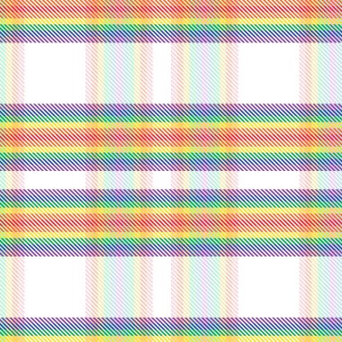 Gökkuşağı Tartan Glen Ekoseli Moda tekstil ve grafikleri için uygun kusursuz desen