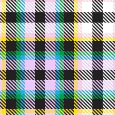 Gökkuşağı Tartan Glen Ekoseli Moda tekstil ve grafikleri için uygun kusursuz desen