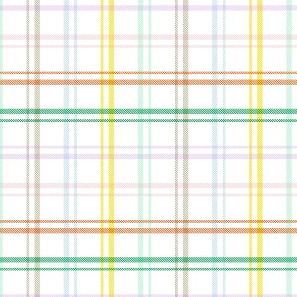 Rainbow Tartan Glen Plaid Texturovaný Bezešvý Vzor Vhodný Pro Módní — Stockový vektor