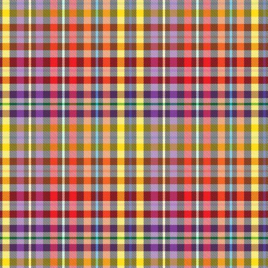 Gökkuşağı Tartan Glen Ekoseli Moda tekstil ve grafikleri için uygun kusursuz desen