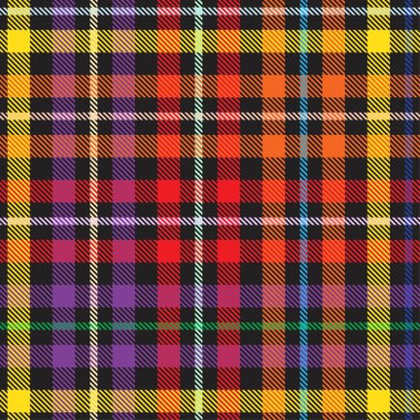 Gökkuşağı Tartan Glen Ekoseli Moda tekstil ve grafikleri için uygun kusursuz desen