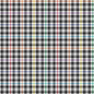 Gökkuşağı Tartan Glen Ekoseli Moda tekstil ve grafikleri için uygun kusursuz desen