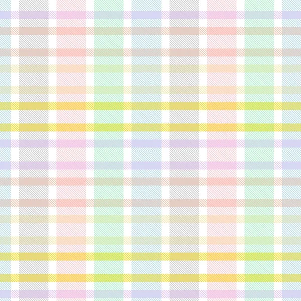 Rainbow Tartan Glen Plaid Texturovaný Bezešvý Vzor Vhodný Pro Módní — Stockový vektor