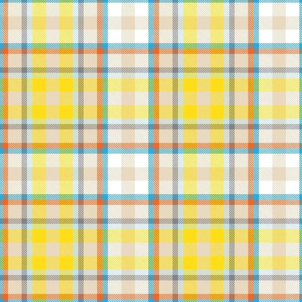 Rainbow Tartan Glen Plaid Textuur Naadloos Patroon Geschikt Voor Mode — Stockvector